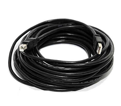 Cable USB 2.0 AM-BM, 10m, Negro 2