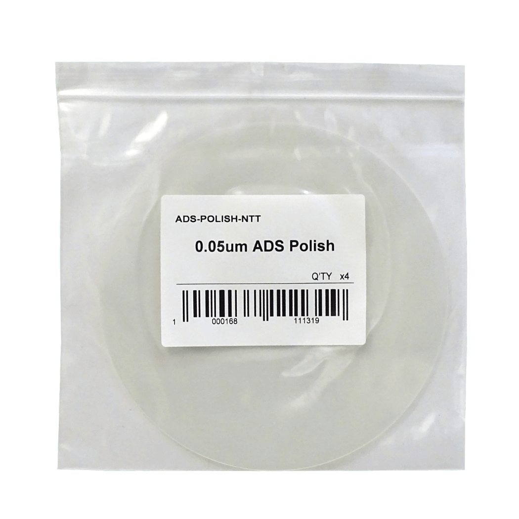0,05um 0,05-Micras Lija p/Fibra Optica 4-Unidades Diametro-127mm ADS-5 2