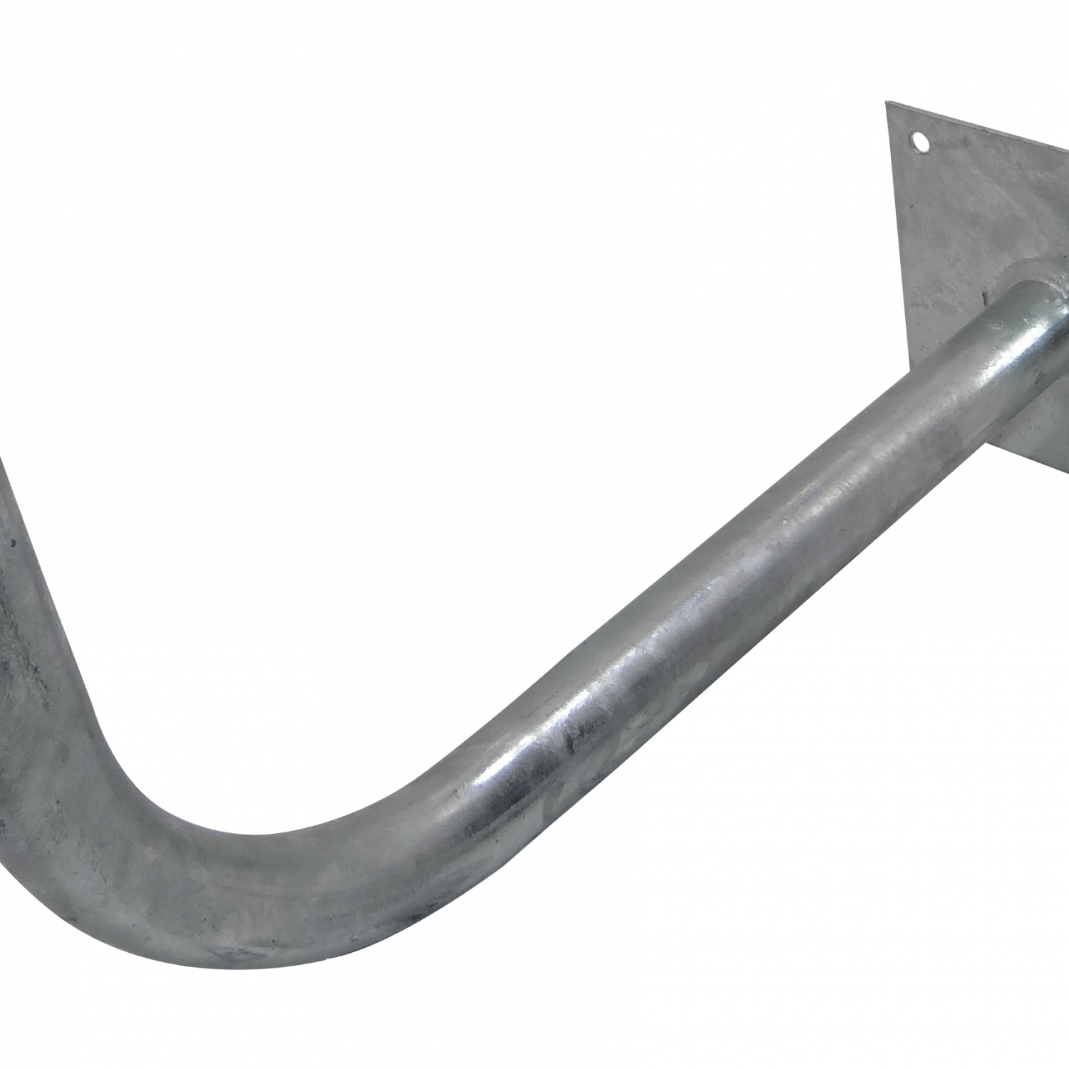 Tubo-40mm Soporte Fierro Galvanizado base-15cm 45cm-a-Muro 1