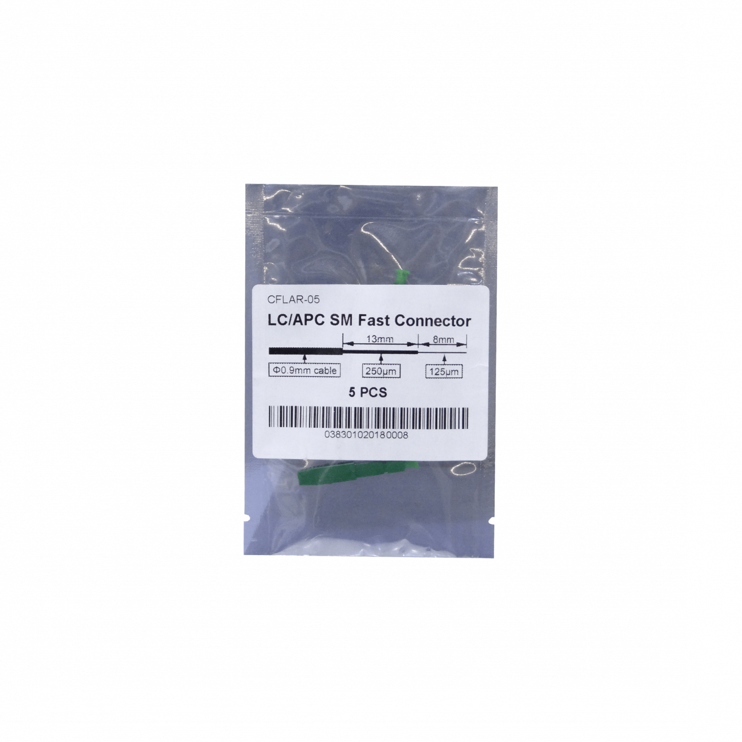 Conectores Rápidos LC/APC Monomodo G657A Simplex - Paquete de 5 Unidades - CFLAR-05 2