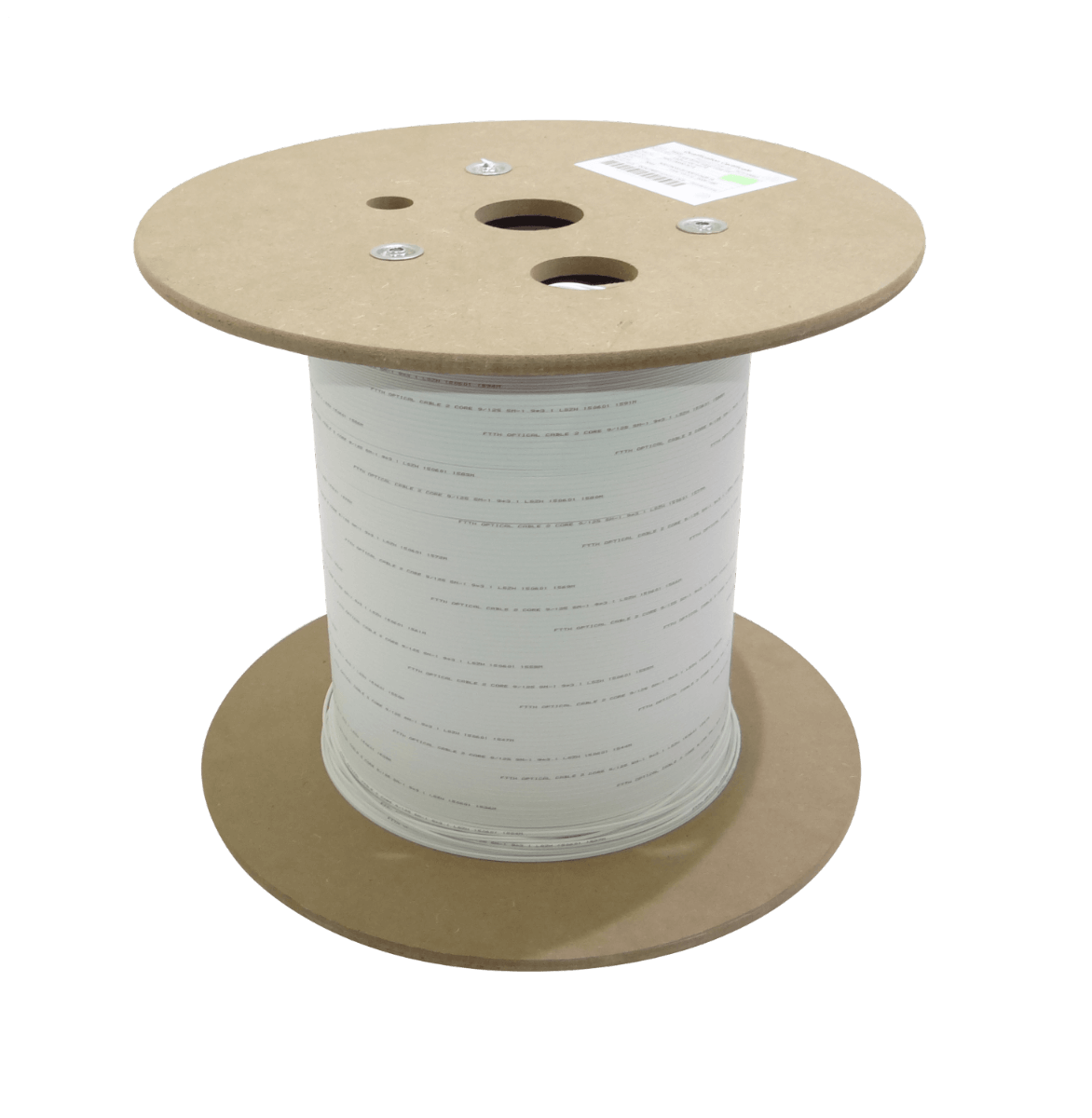 Cable Drop de Fibra Óptica 6 Fibras G652D Blanco 500m FTTH SM LSZH 4x2.5mm - CFSP6 3