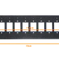 Placa de Panel 1U para 8 Adaptadores SC Simplex o 8 LC Dúplex - CL-3P - Miniatura 1