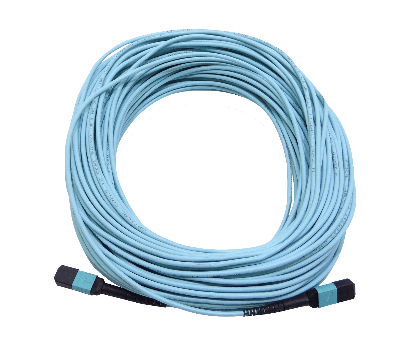 40mt MPO-MPO 12-Fibras Type-B OM3 Multimodo MM Jumper Fibra LSZH 2