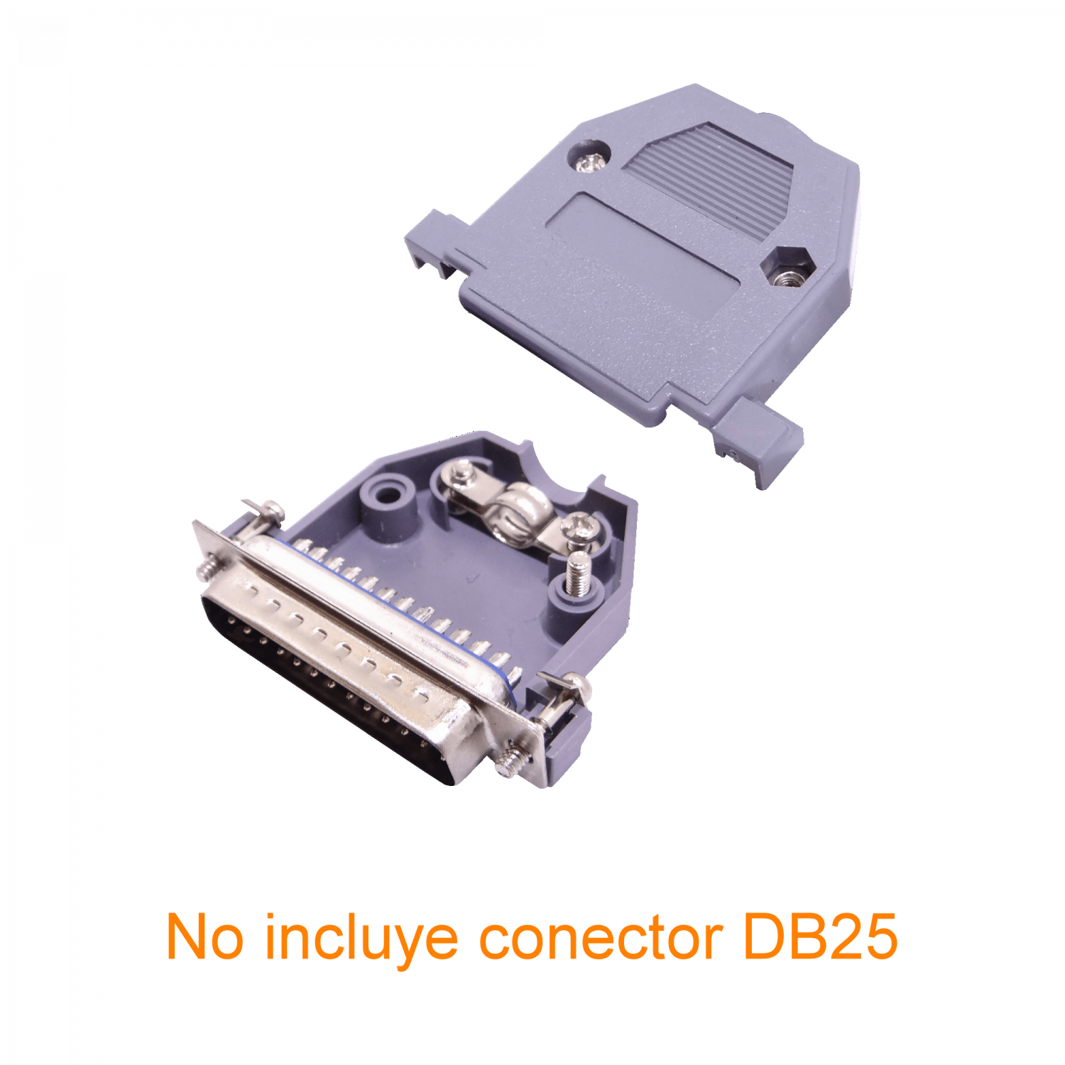Capucha Plástica para Conector DB25 con Tornillos DB25-CAP 1