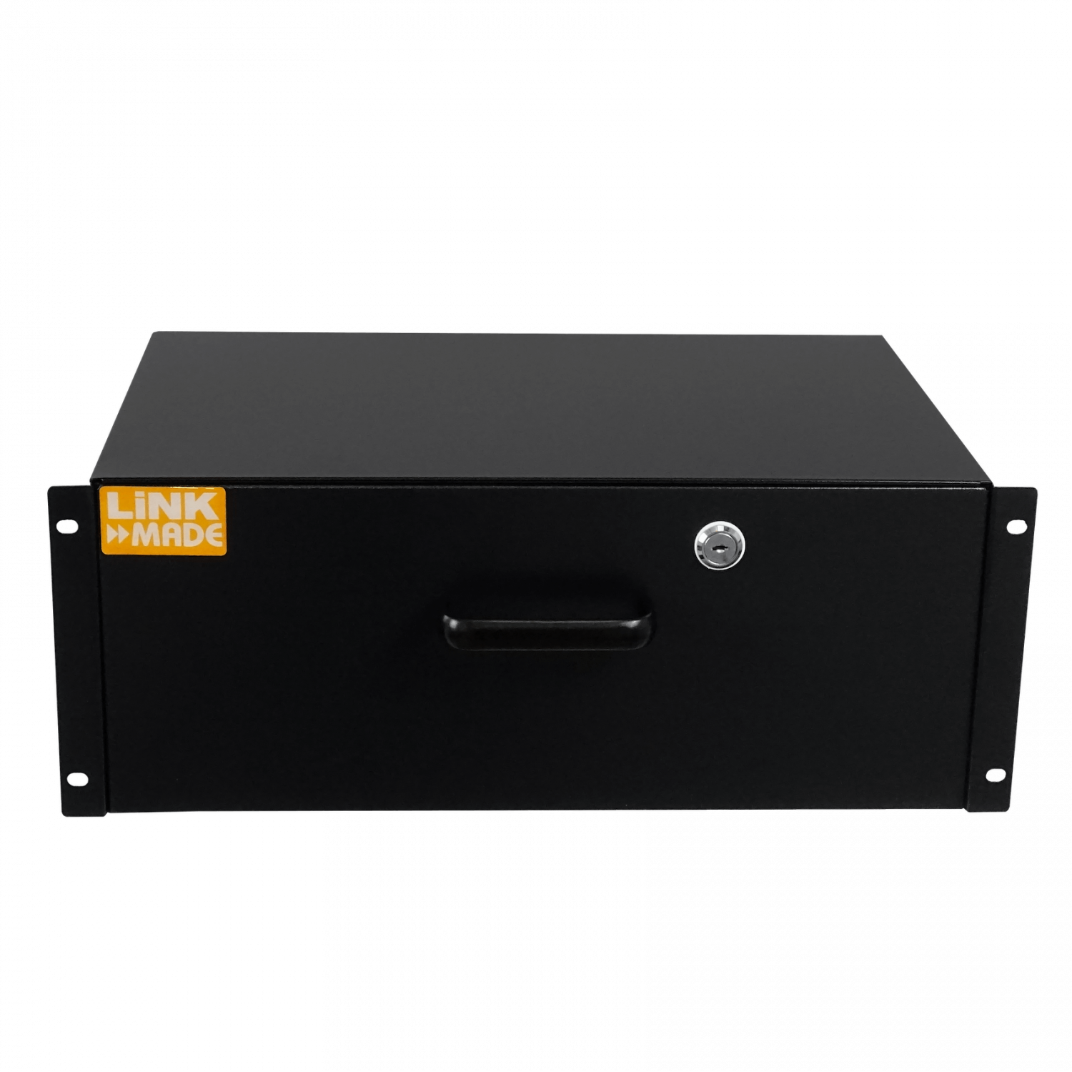 LINKMADE 4U Bandeja c/Llave Negro p/Rack Altura-4-RU Profundidad-30cm 2