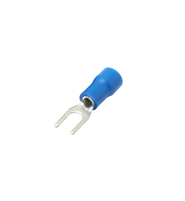 SV2-3 Horquilla-3,2mm 1,5-2,5mm2 100-un Conector Azul Aislado AWG16-14 1