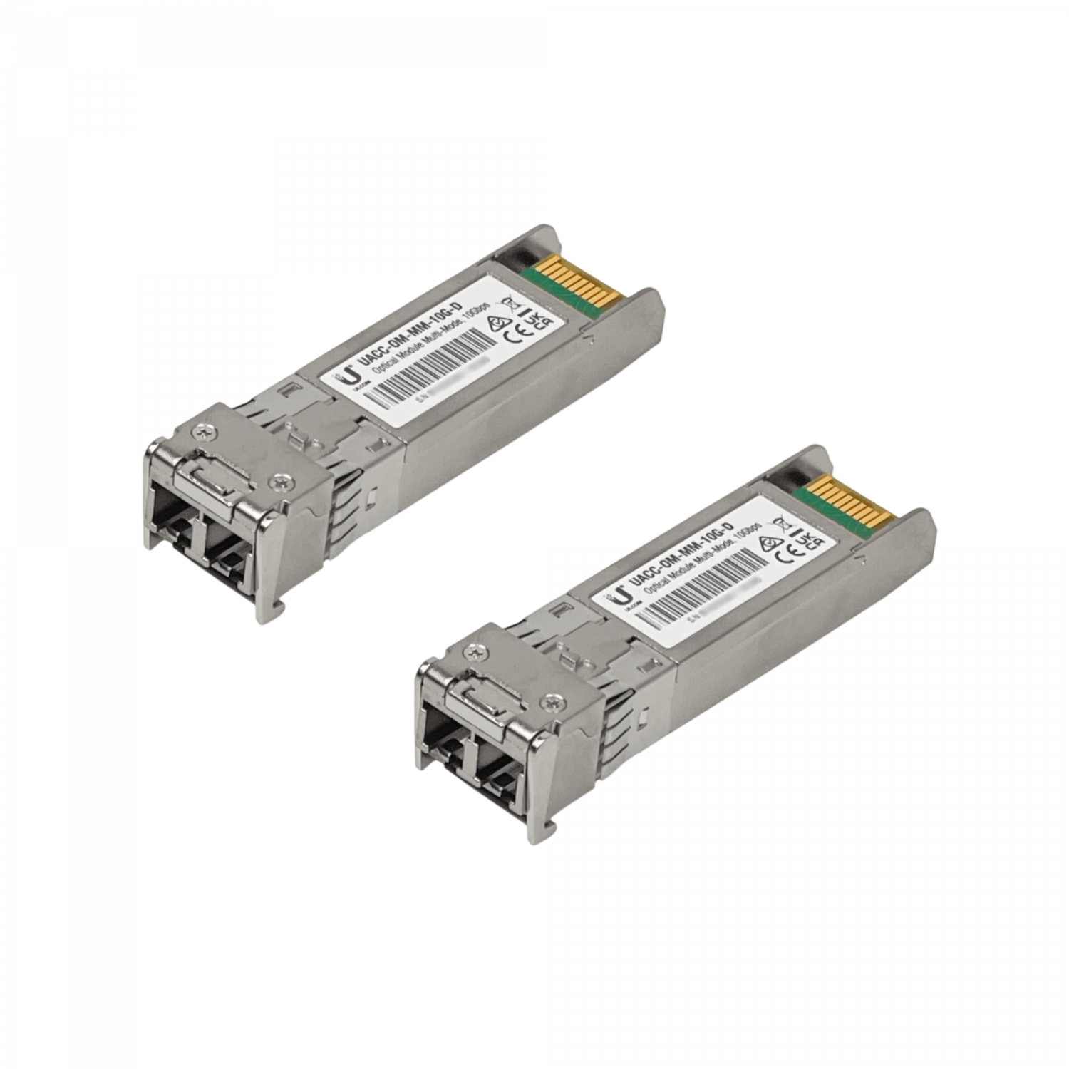UBIQUITI 2-unids SFP+ MM 10Gbps 300mt 850nm 2-LC DDM UACC-OM-MM-10G-D 2