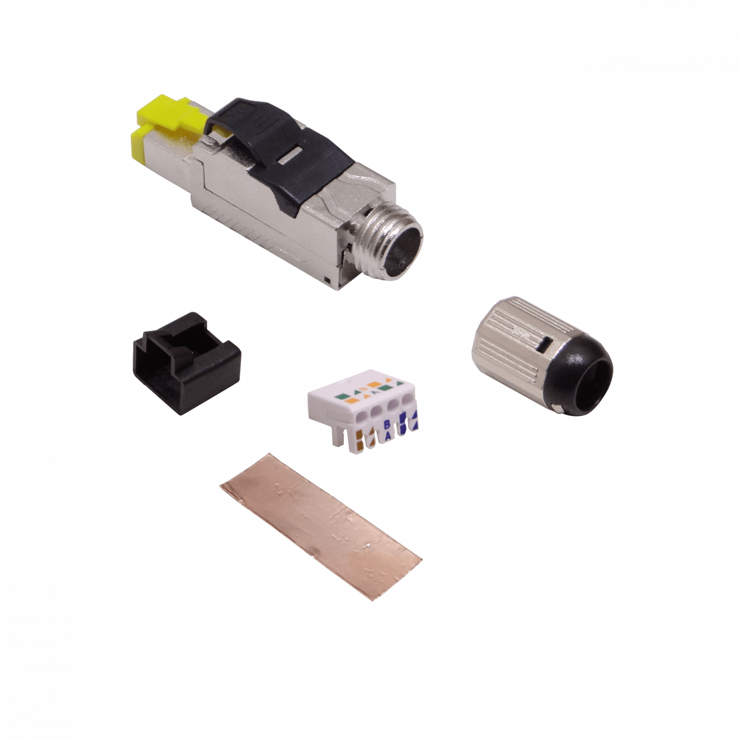 Conector RJ45 Punchable LINKMADE Cat6A para Uso en Terreno IP20 3