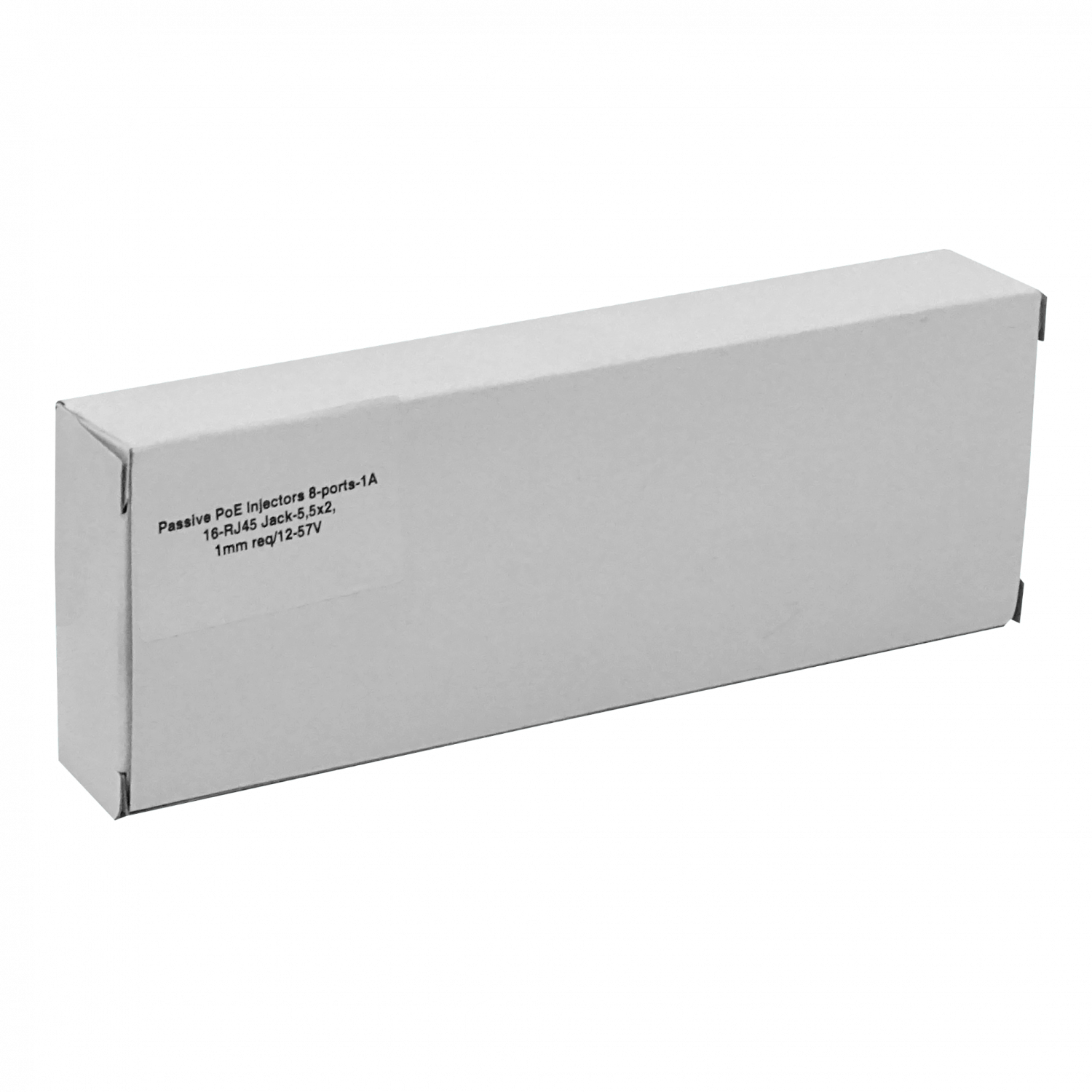 Inyectores PoE Pasivo 8-puertos-1A 16-RJ45 Jack-5,5x2,1mm req/12-57V 2