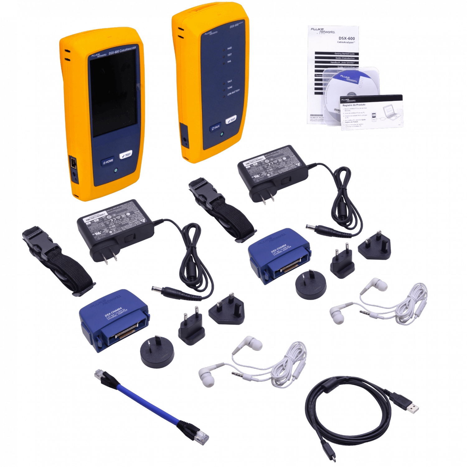 Certificador de Cableado de Cobre Fluke DSX-600 CableAnalyzer™ 6