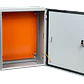 Gabinete 500x400x200mm 1-chapa-sin/Llave Caja Metalica IP54 Beige - Miniatura 5
