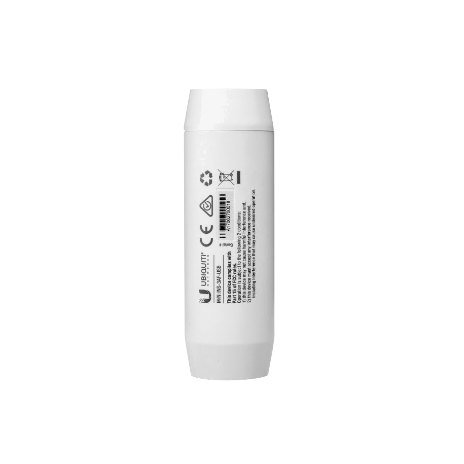 Convertidor PoE Ubiquiti INS-3AF-USB - 802.3af, 48V-in, 5V-out, USB-AH 7