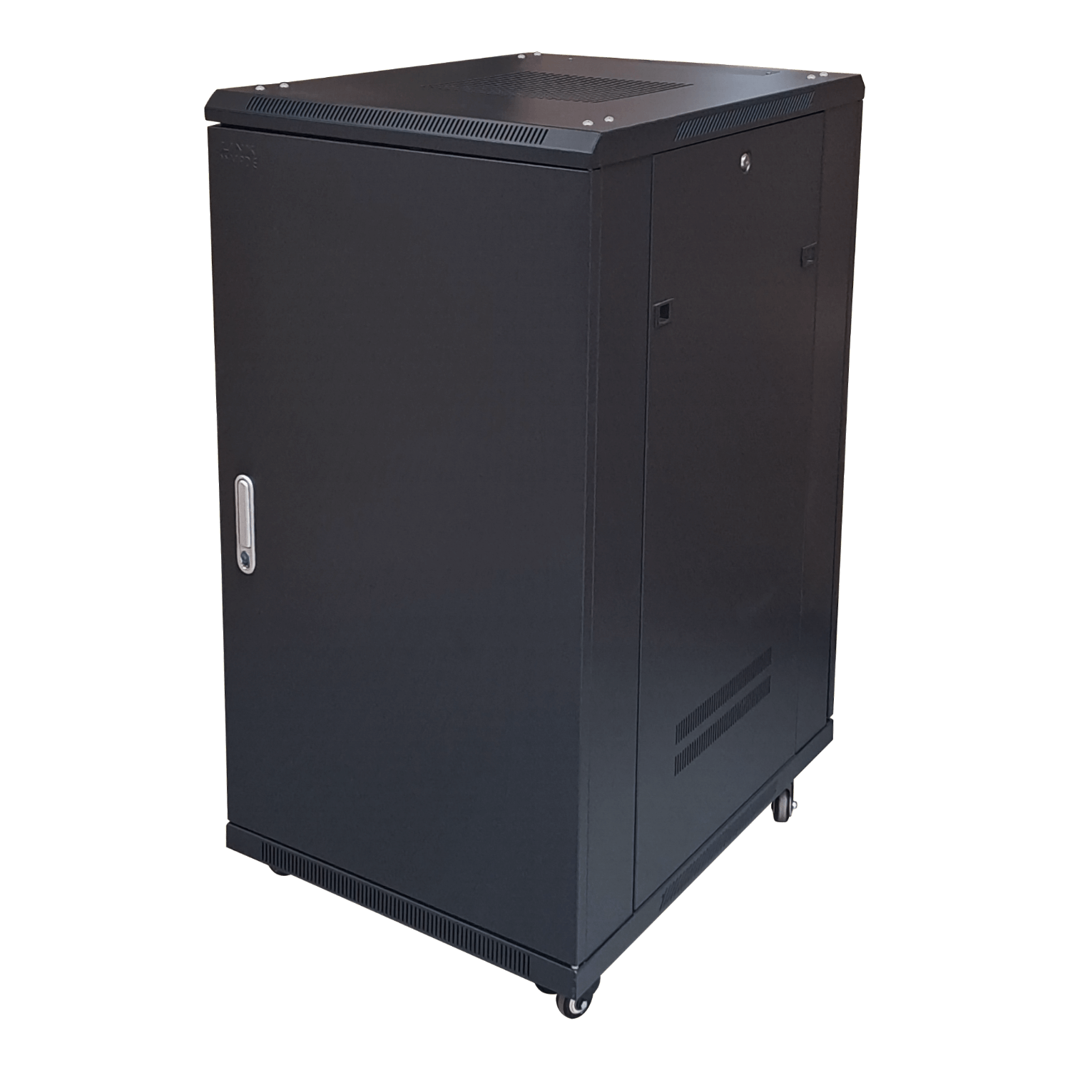 Rack 22U Ciego Fondo-80cm Ancho-19pulg Piso Ruedas Bandeja PDU 4