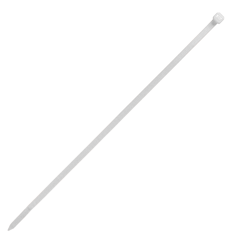 50-un 250x4,8mm Blanca Amarra Plastica Nylon 4.8x250mm 3
