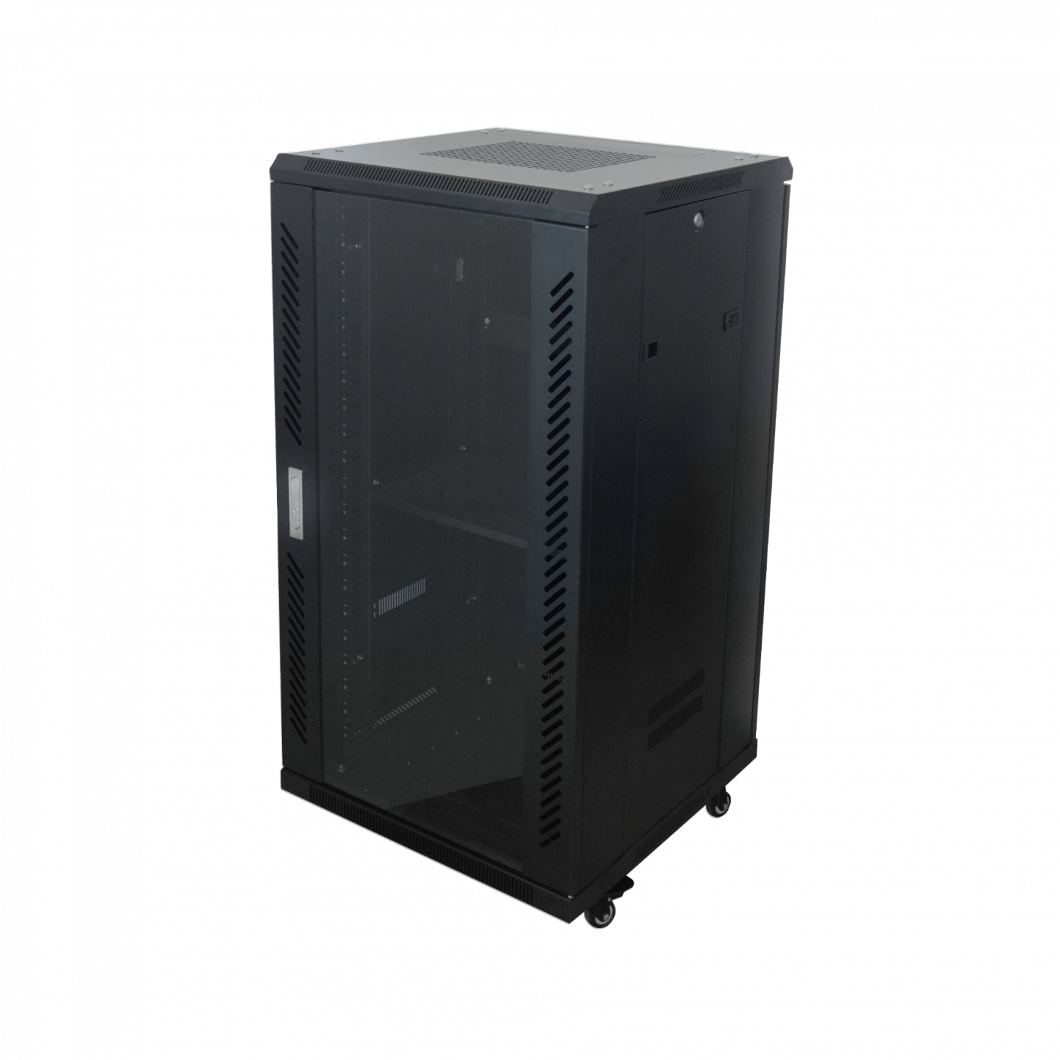 Gabinete LINKMADE RK22-6L - Rack 22U, 60cm Fondo, Negro 5