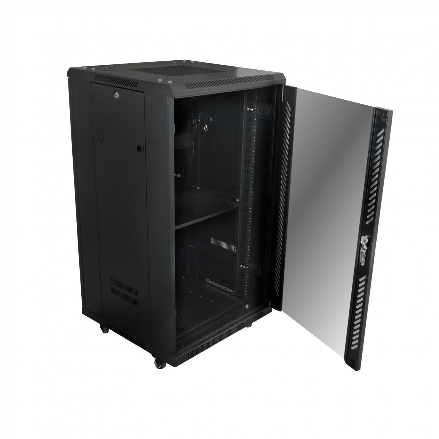 Gabinete LINKMADE RK22-6L - Rack 22U, 60cm Fondo, Negro 7