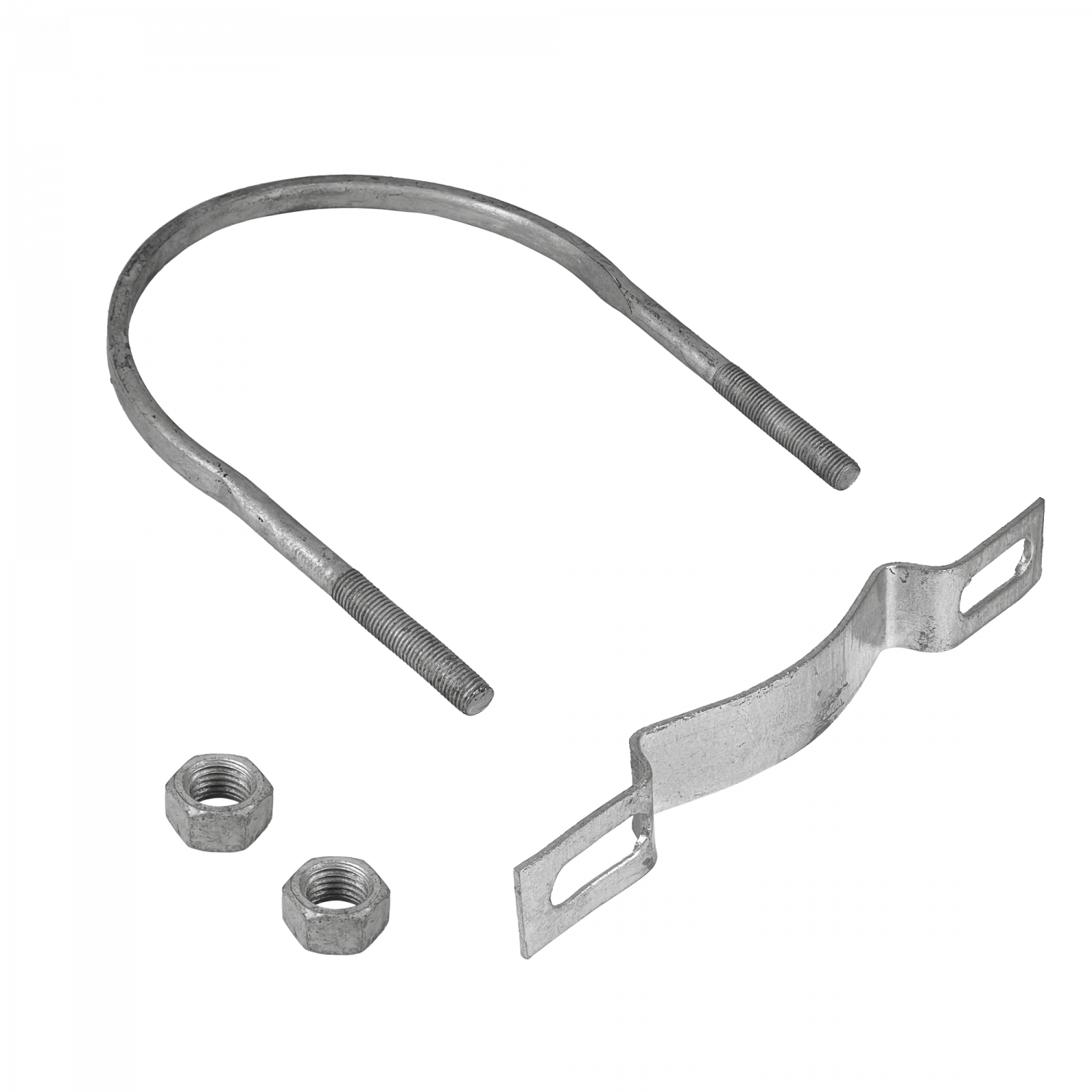 Clamp 192-228mm Galvanizada para Poste Redondo Tuercas-23mm 1