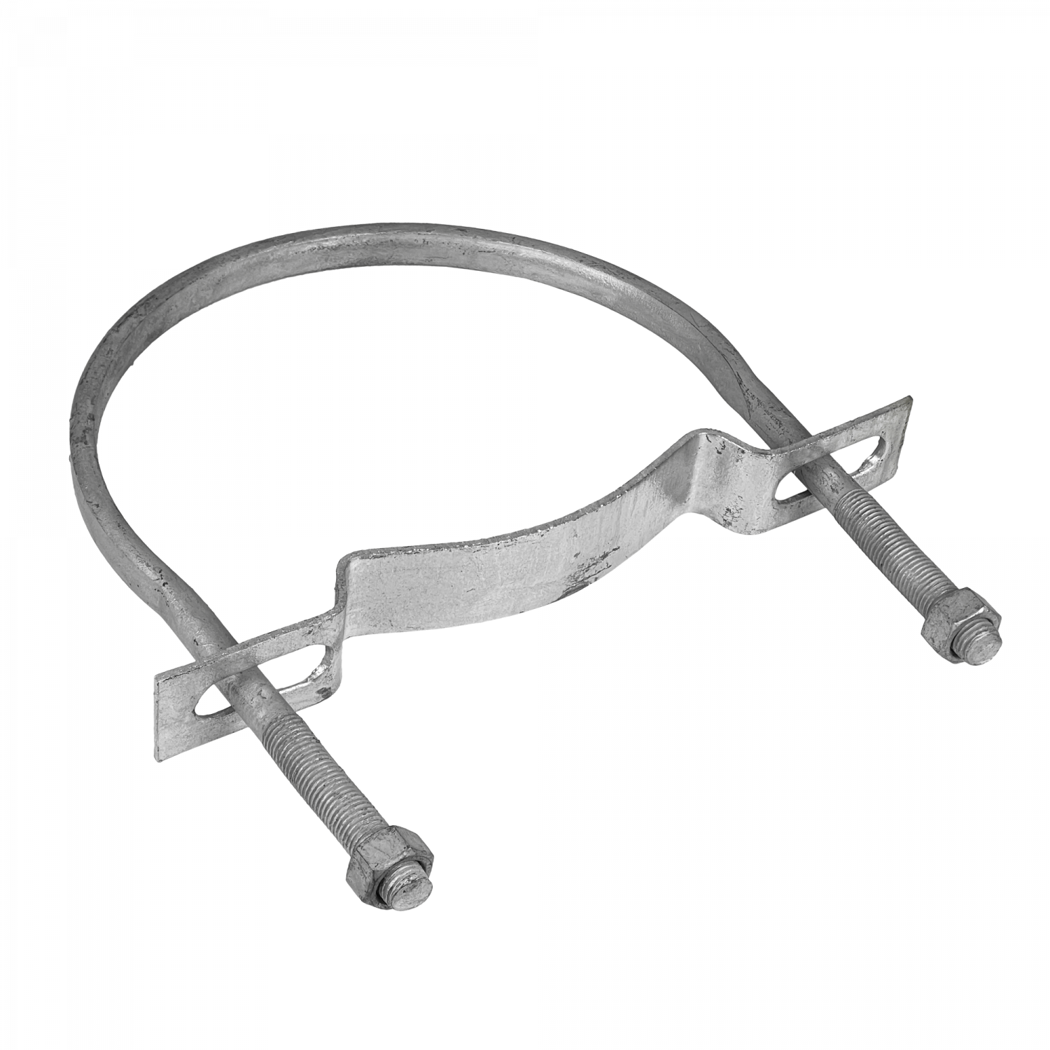 Clamp 192-228mm Galvanizada para Poste Redondo Tuercas-23mm 3