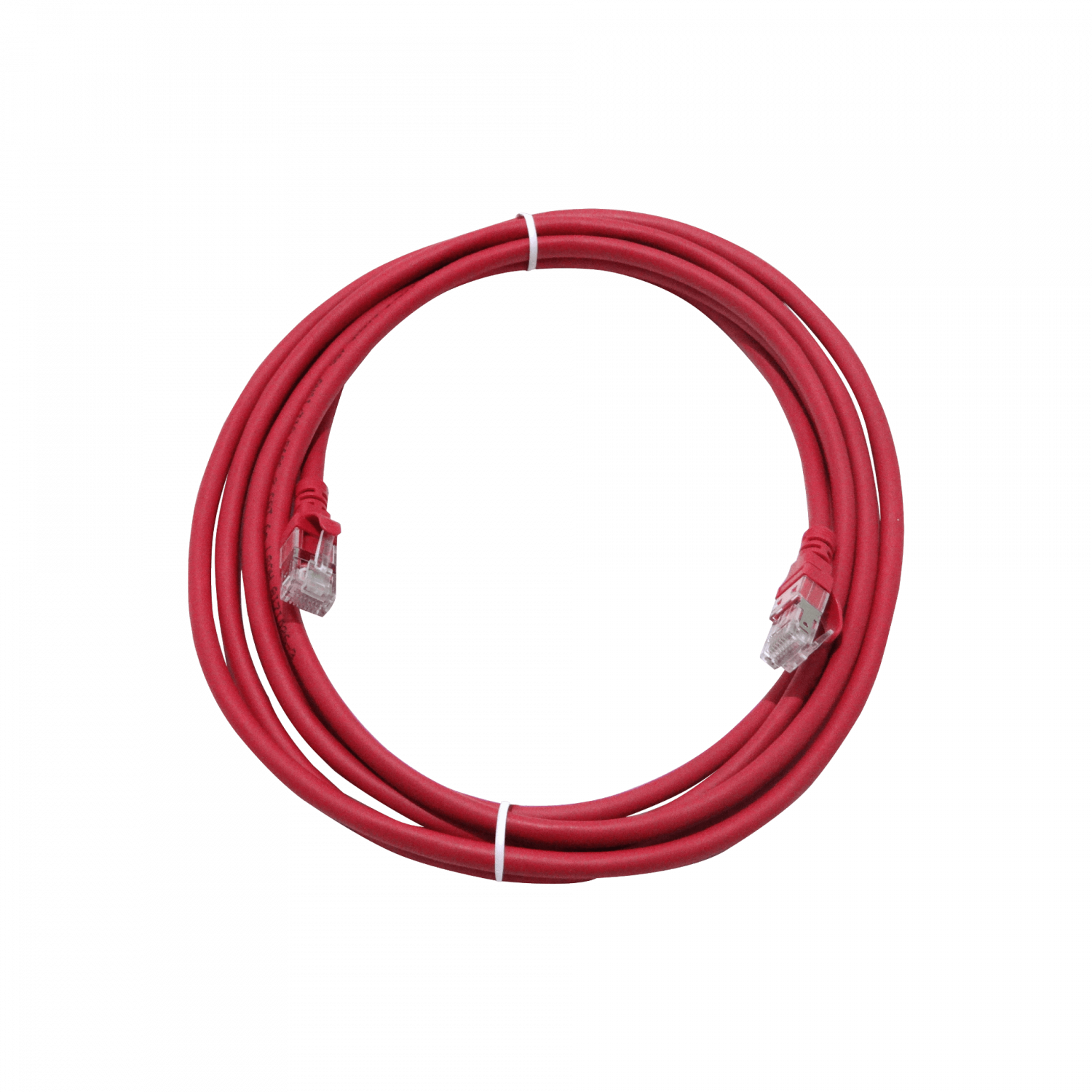 Cable Patch LINKMADE Cat6a U/FTP 3mt Rojo LSZH Inyectado Multifilar 1