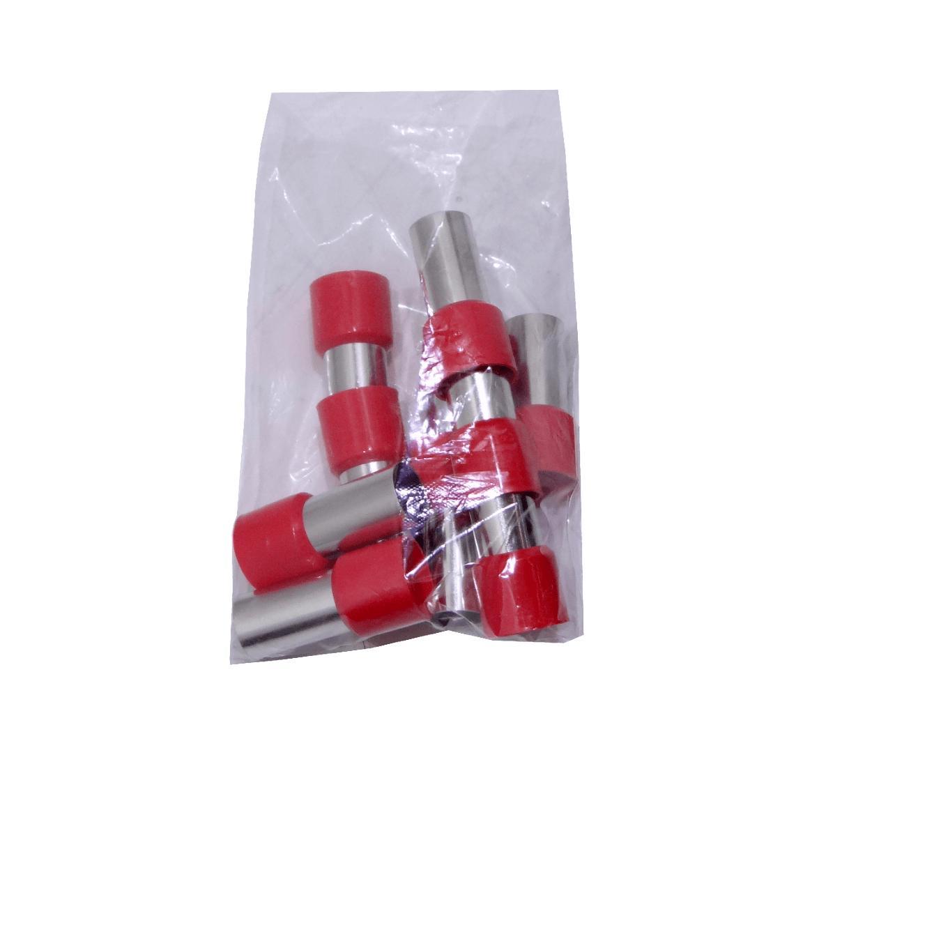 Rojo 95,0mm2 25/43,0mm 10-unid AWG3/0 Ferrules Terminal Aislado Crimp 2