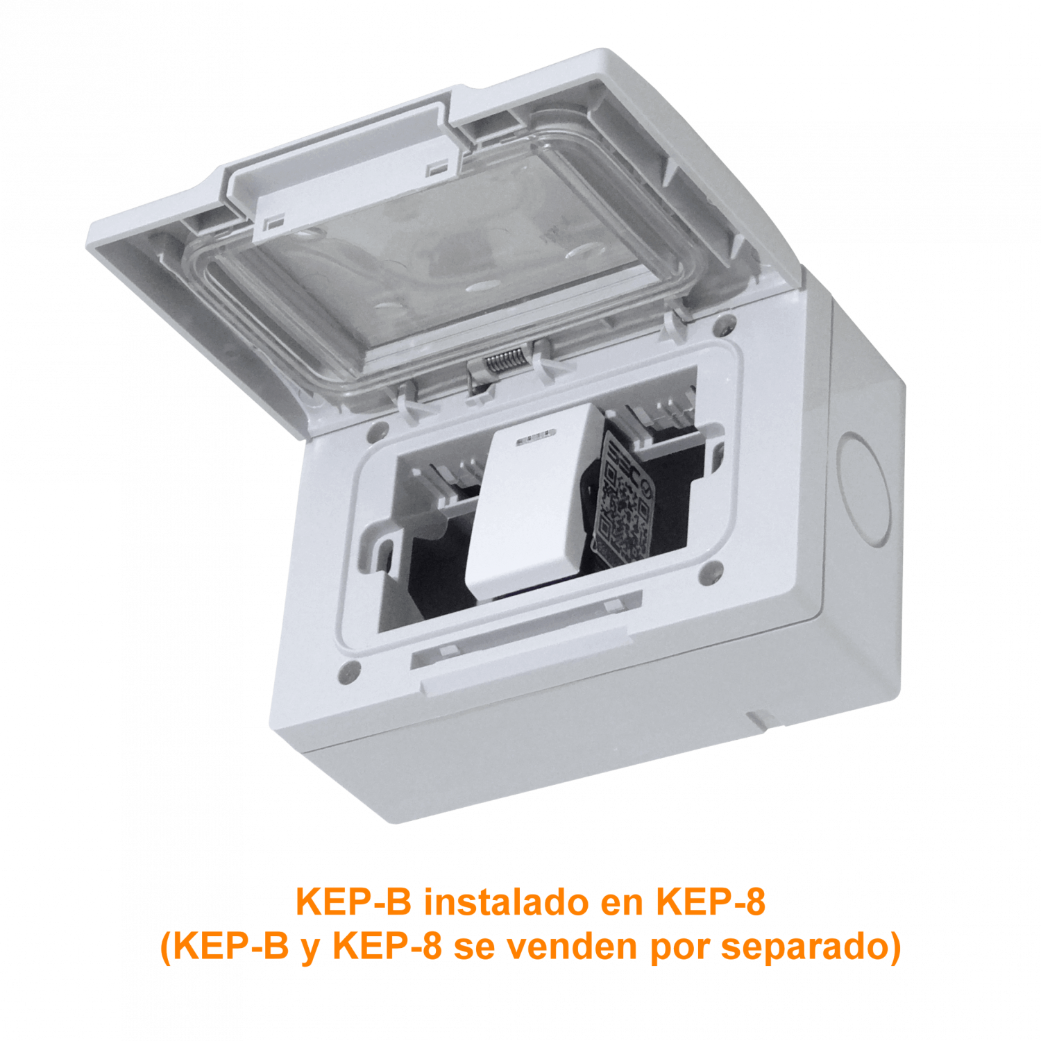 KALOP c/Tapa 3-Modulos Caja Gris IP55 3-Puestos Sigma KL42413 3