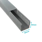 Canaleta Ranurada 2mt x 60x60mm Gris para Tablero Electrico - Miniatura 1