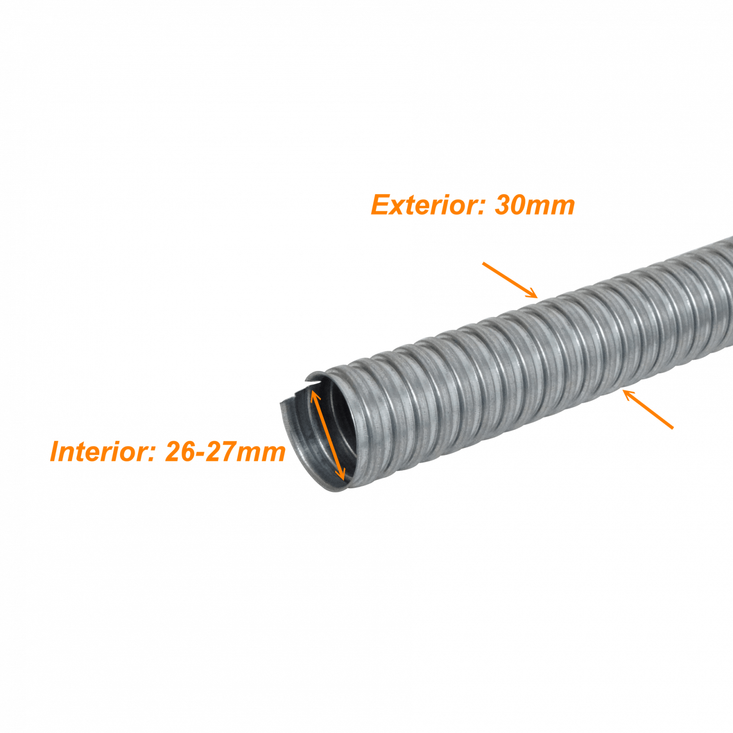 Solo-Metal 32mm Rollo-30mts Conduit Flexible 1-Pulg 1
