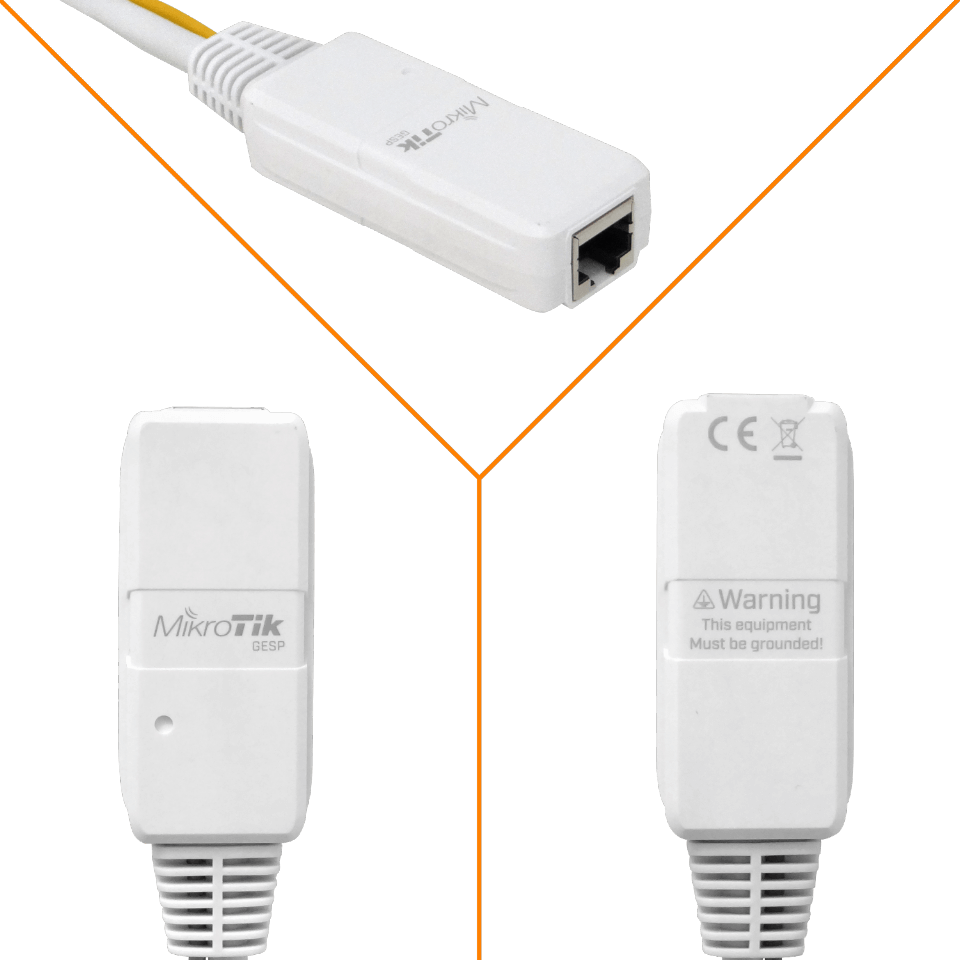 MIKROTIK exterior Protector Sobretension Rayos Estatica Surge IP67 5