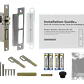 Cerradura Digital Biométrica ZKTeco ML100 - WiFi, Verificación por Huella, Clave y Tarjeta - Miniatura 8