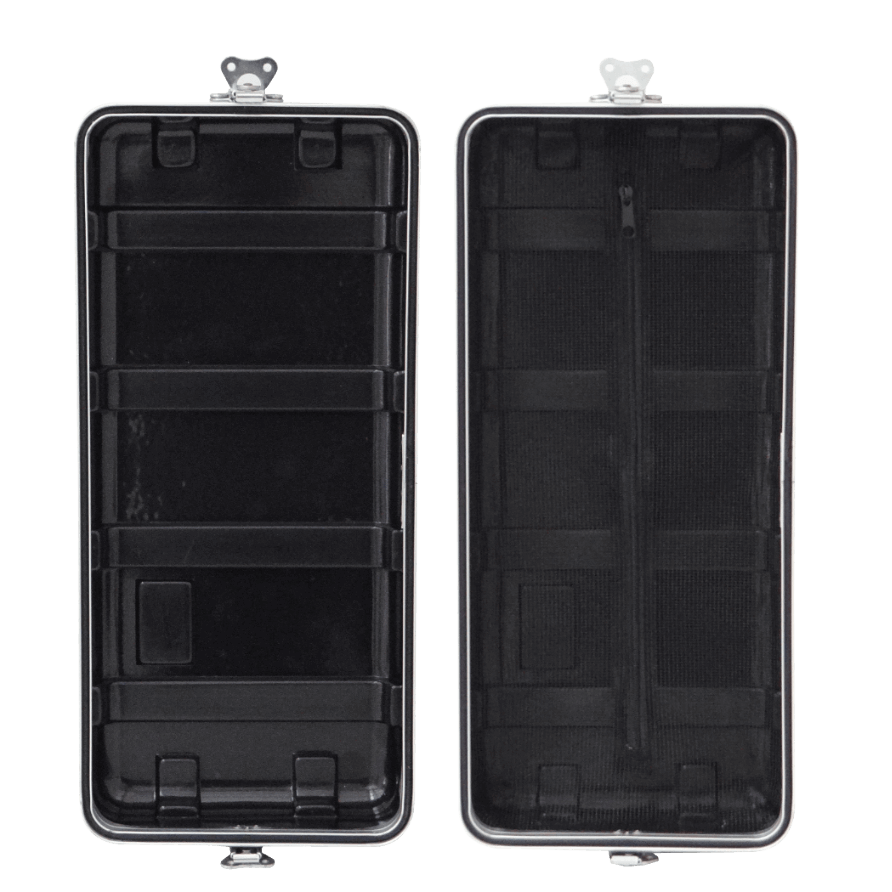 4U/25cm Fondo-42cm Rack Portatil Plastico 2-tapas para Exterior Negro 2
