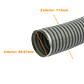 Conduit Flexible Metálico Cubierto de PVC, Rollo de 110mm x 10m - Miniatura 3