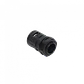 19mm Salida Caja Prensa Estopa p/Conduit Flexible Plastico Negro - Miniatura 2