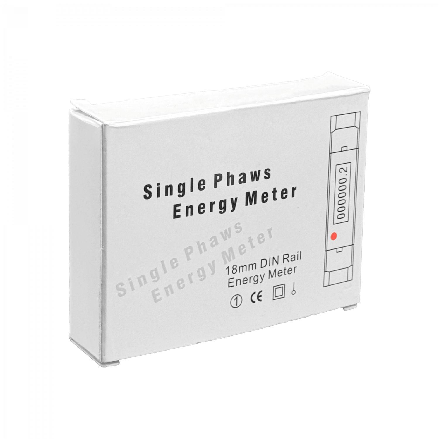 Medidor 2,5-30A Volt Ampere Watt BackLit RielDin-18mm 230VAC Remarcad 3