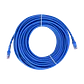 Cable Patch LINKMADE Cat6a U/FTP 20mt Azul LSZH Inyectado Multifilar - Miniatura 4