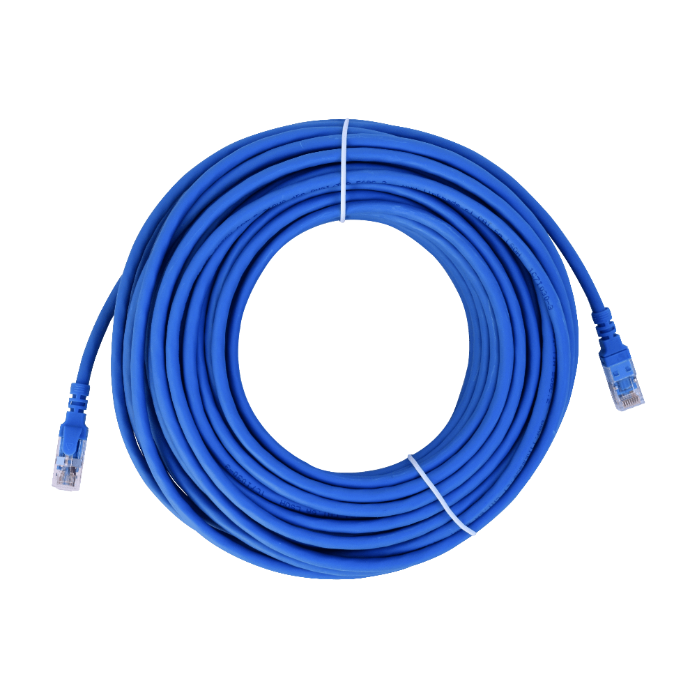 Cable Patch LINKMADE Cat6a U/FTP 20mt Azul LSZH Inyectado Multifilar 4