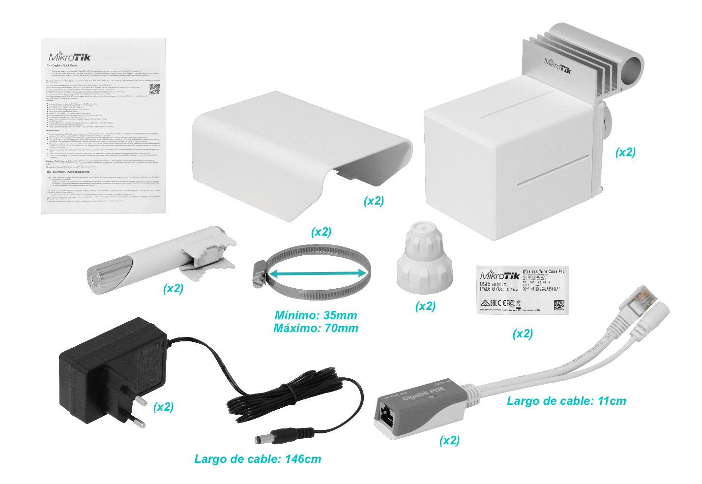 Punto de Acceso MikroTik Cube 60Pro ac - 60 GHz, 802.11ay, Conexiones de Alta Velocidad 1