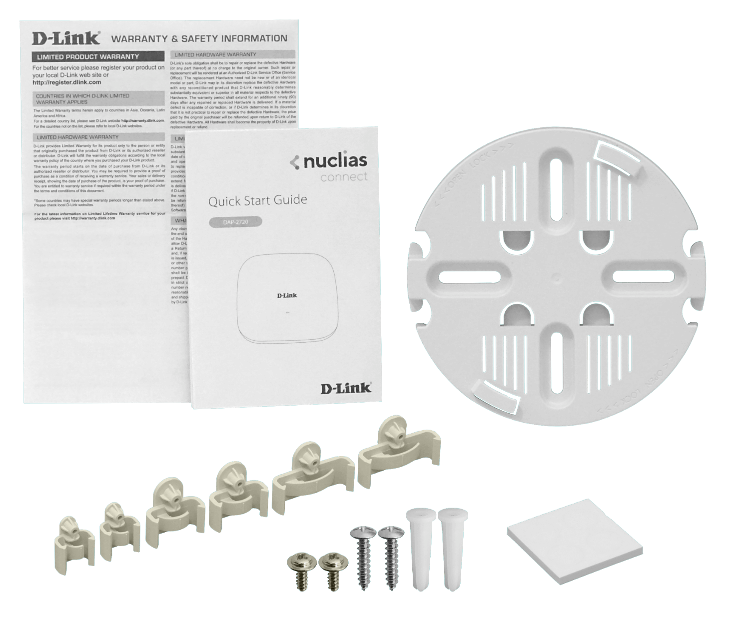 Access Point D-Link DAP-2720 AC2200 Wave2 PoE - Red WiFi de Alta Velocidad 2.4/5GHz 6