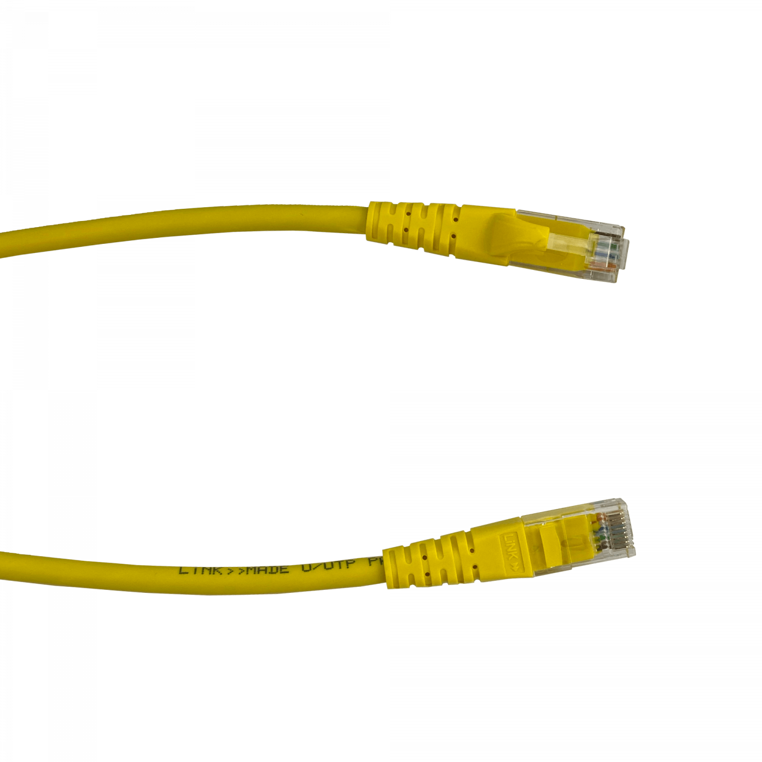 Cable Patch LINKMADE Cat6 Amarillo LSZH, 10m, Inyectado, Multifilar 2