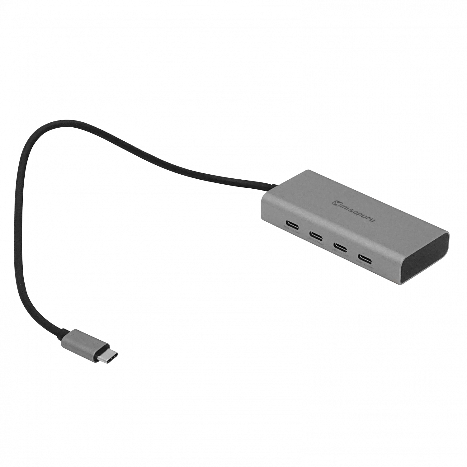 Hub USB-C 10Gbps a 4 USB-A Aluminio Cable 15cm UCH803 5