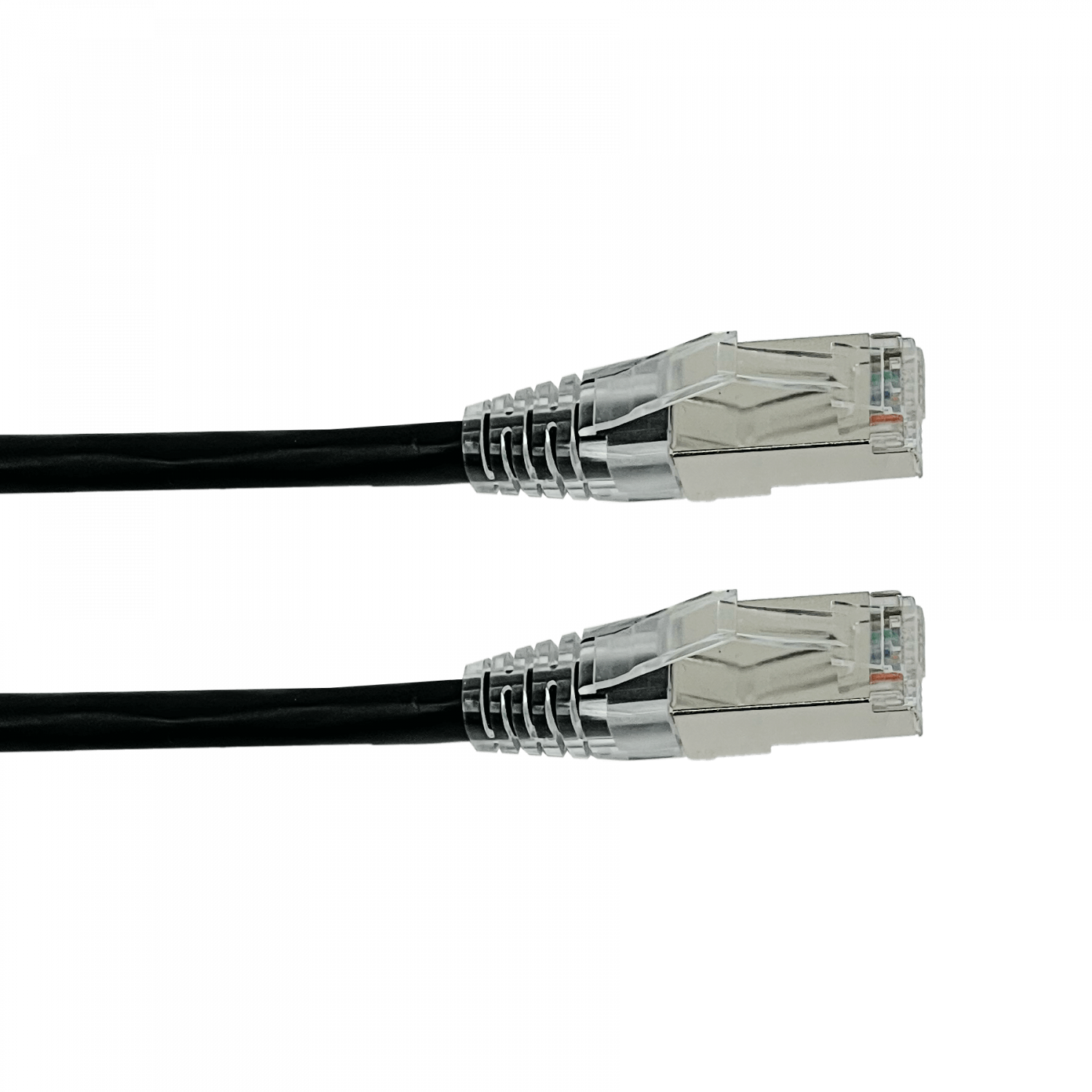 LINKMADE Ext 1mt Cat6 SF/UTP Negro Cable Exterior Multifilar 2