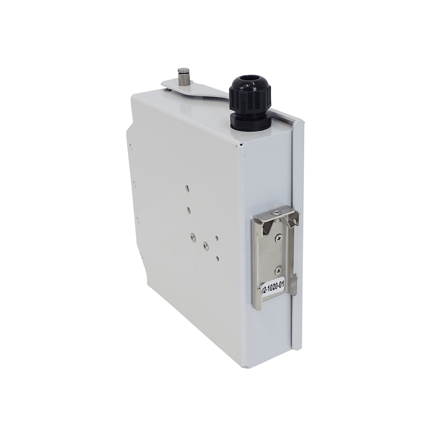 Caja de terminación para fibra óptica, ODF Furukawa BOX-16DIN para riel DIN 16 puertos aluminio 2