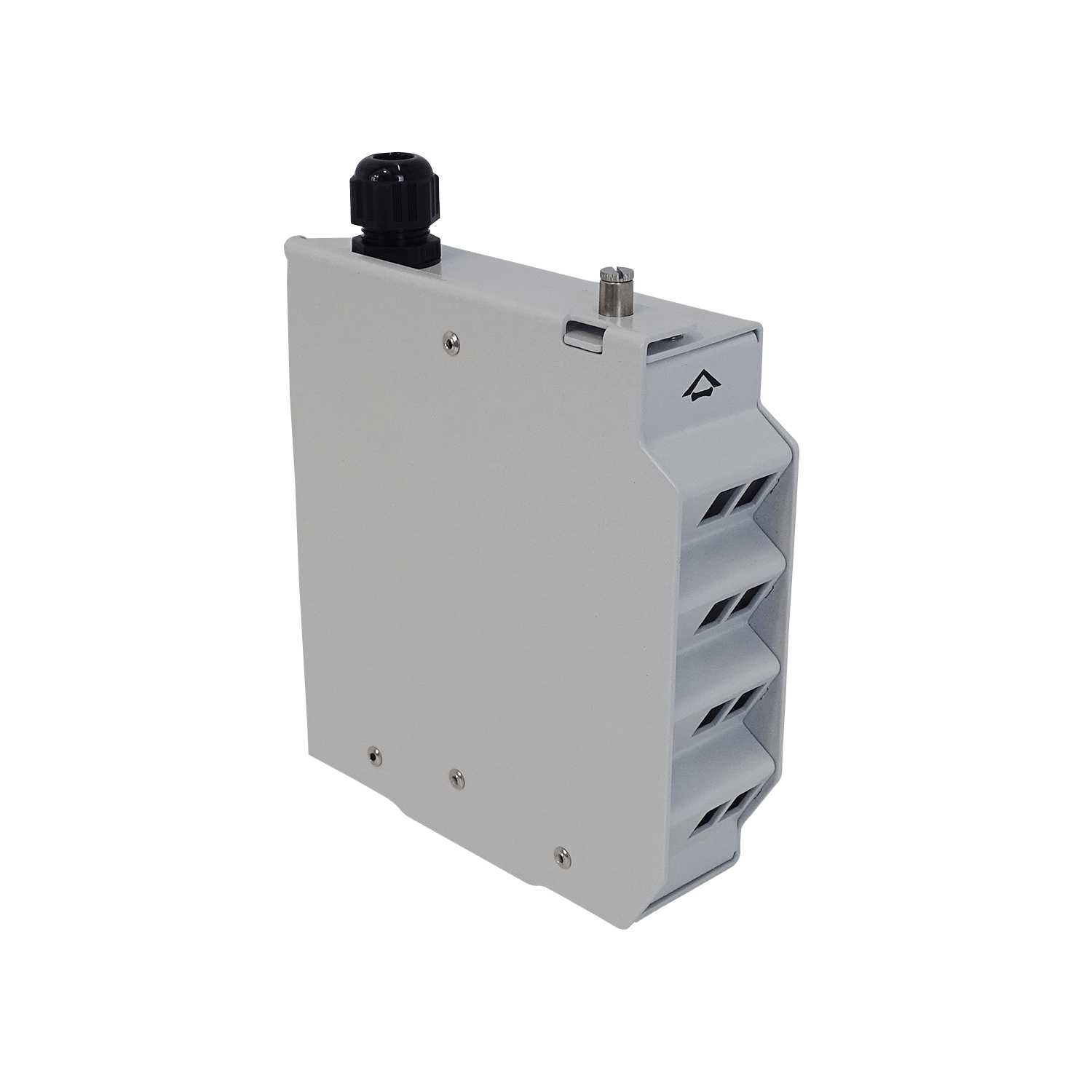Caja de terminación para fibra óptica, ODF Furukawa BOX-16DIN para riel DIN 16 puertos aluminio 5