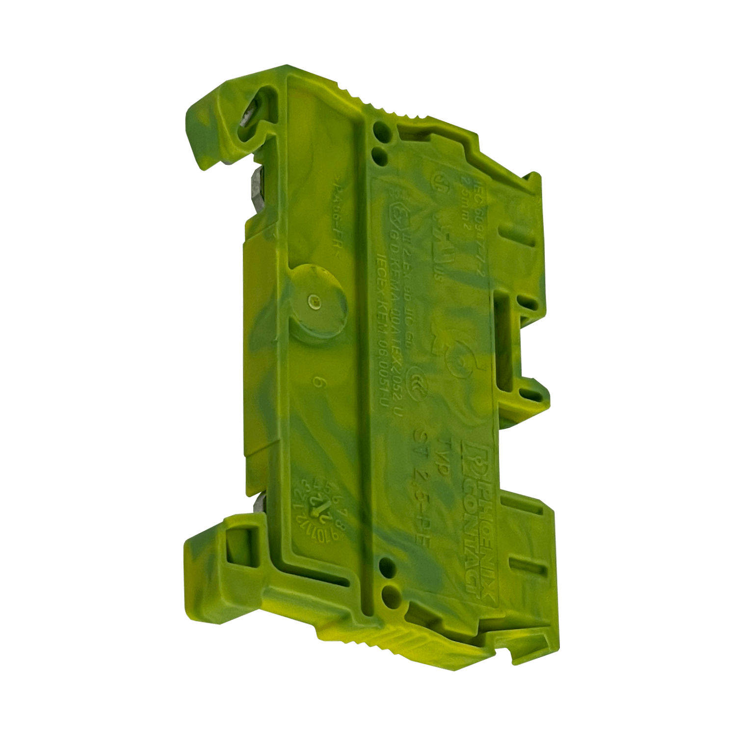 PHOENIX Borne Conexion ST Riel-Din 0,2-2,5mm2 AWG28-14 Verde 3
