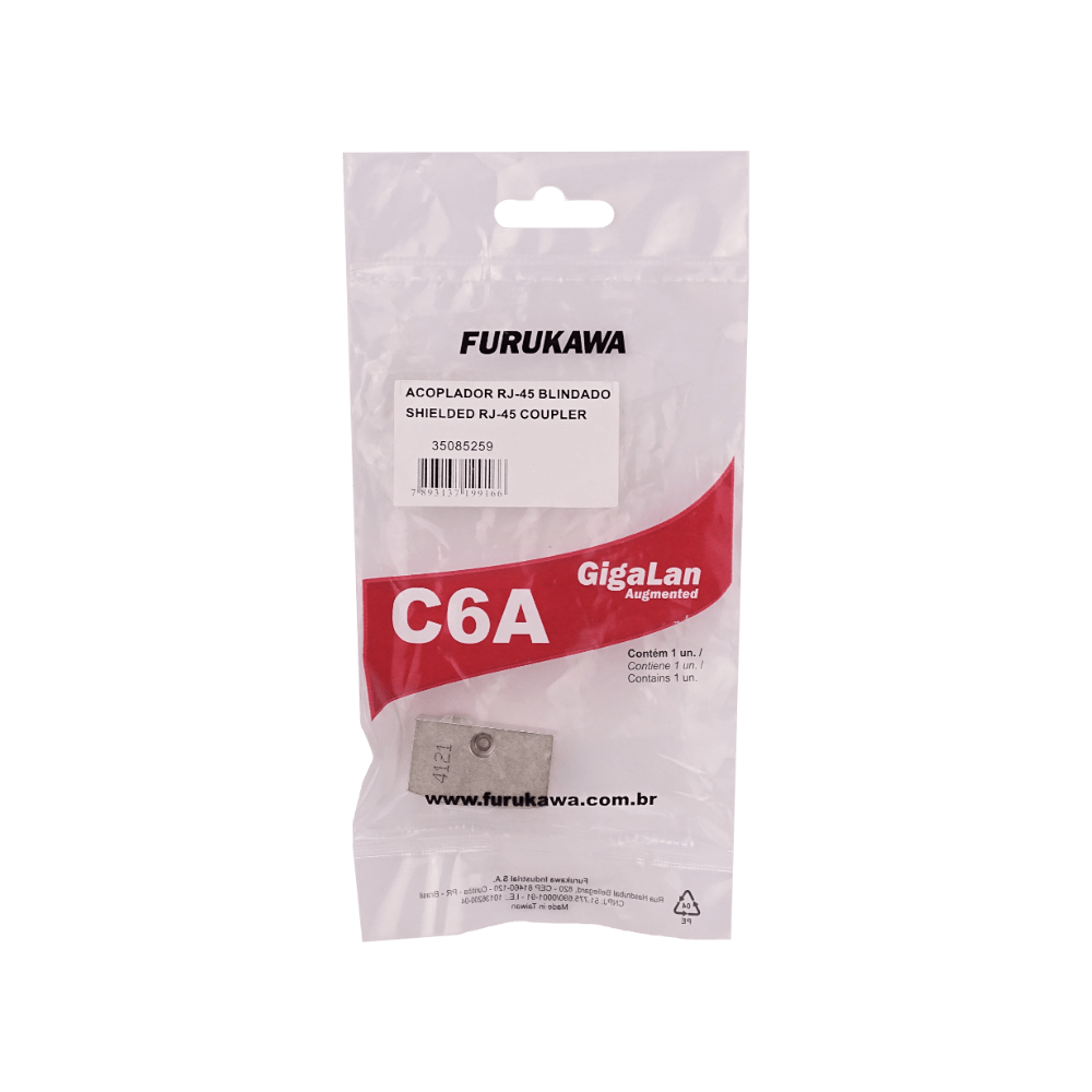 FURUKAWA Cat6A Blindado Keystone Copla Gigalan RJ45-RJ45 FTP 35085259 1