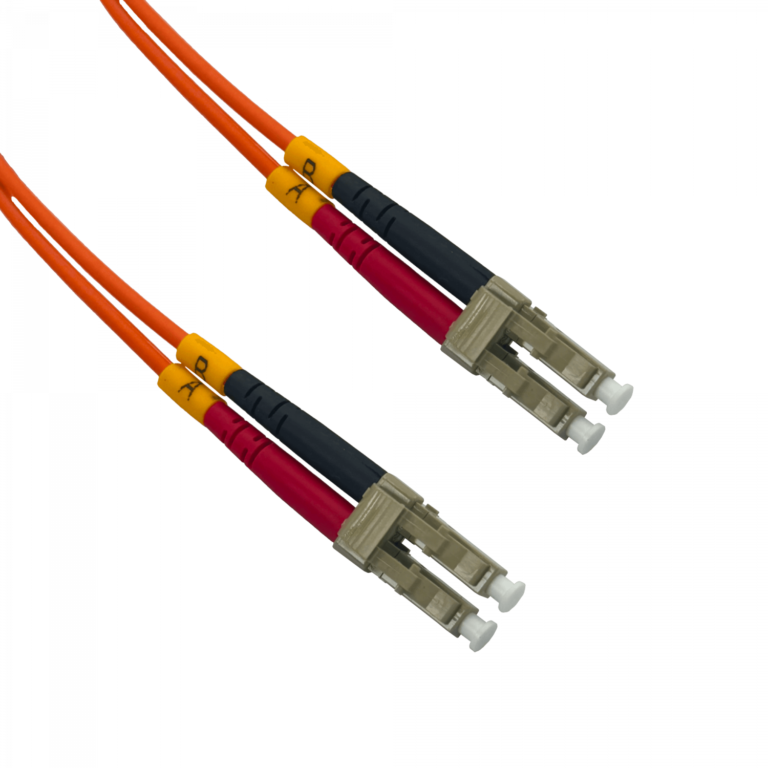2mt LC-LC OM1 MultiModo MM Duplex Jumper Fibra 62.5/125um 3mm LSZH 3