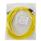 5mt LC/APC-FC/UPC MonoModo SM Duplex Jumper Cable Fibra 9/125um 3mm - Miniatura 2