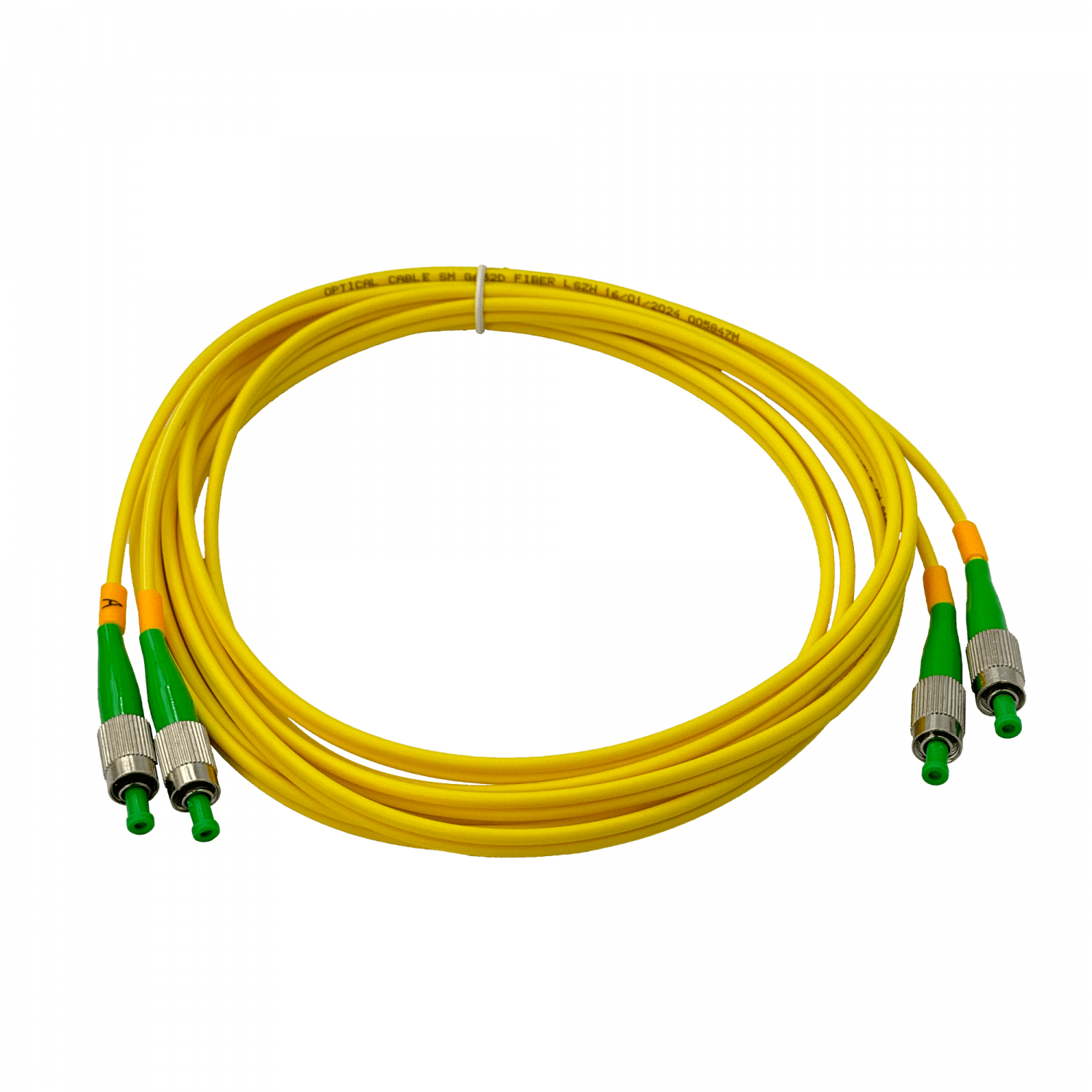 3mt FC/APC-FC/APC MonoModo SM Duplex Jumper Cable Fibra 9/125um 3mm 3