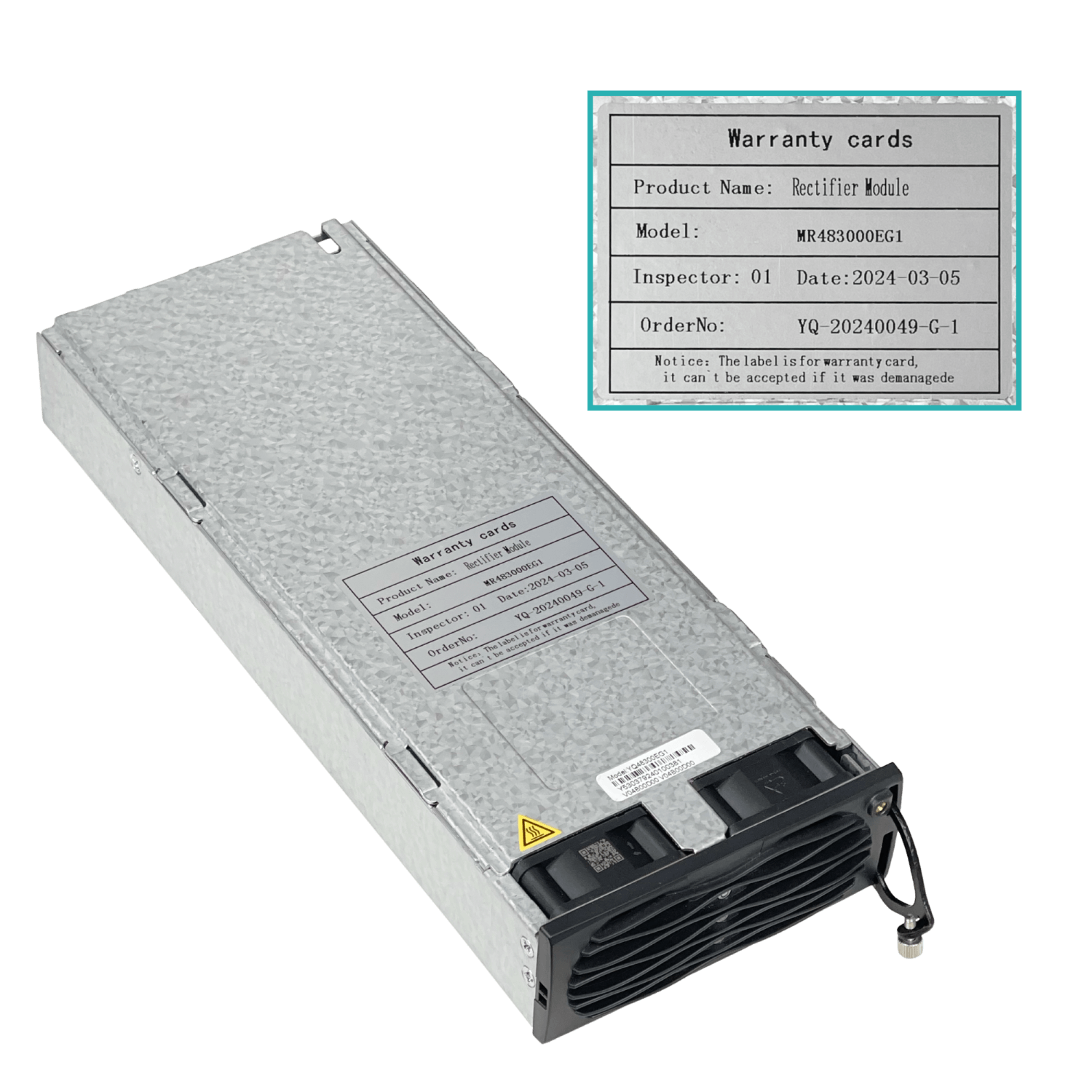 Fuente de Alimentacion Conmutada out-53V Max-100A Monofasico YQ48100A 5