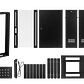 Gabinete Rack LINKMADE RK22-6LD 22U 60cm de Fondo Desarmado con Ventilador y PDU - Negro - Miniatura 10