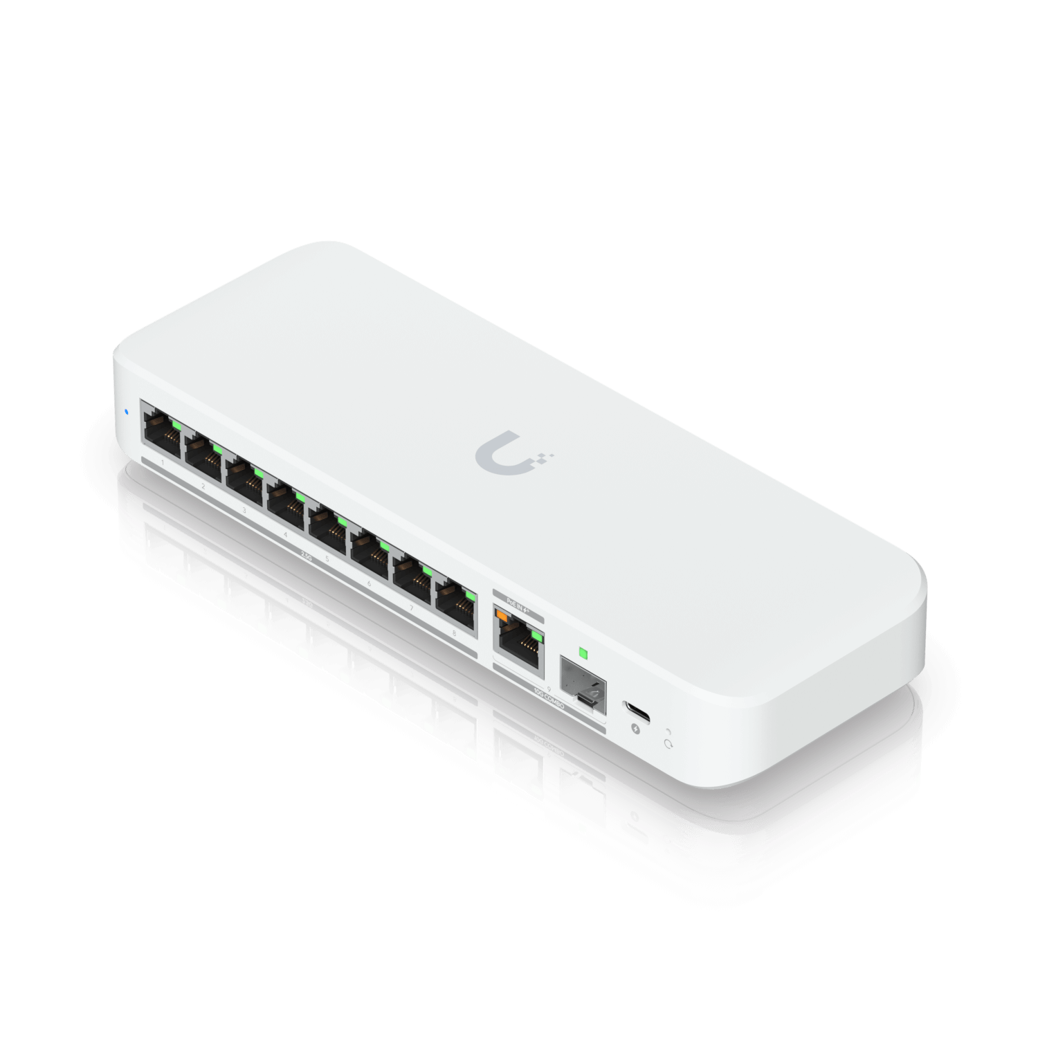 Switch Ubiquiti USW-FLEX2 8x2.5GbE +1 SFP+ USB-C Capa 2 compacto req-UniFi gestion 6
